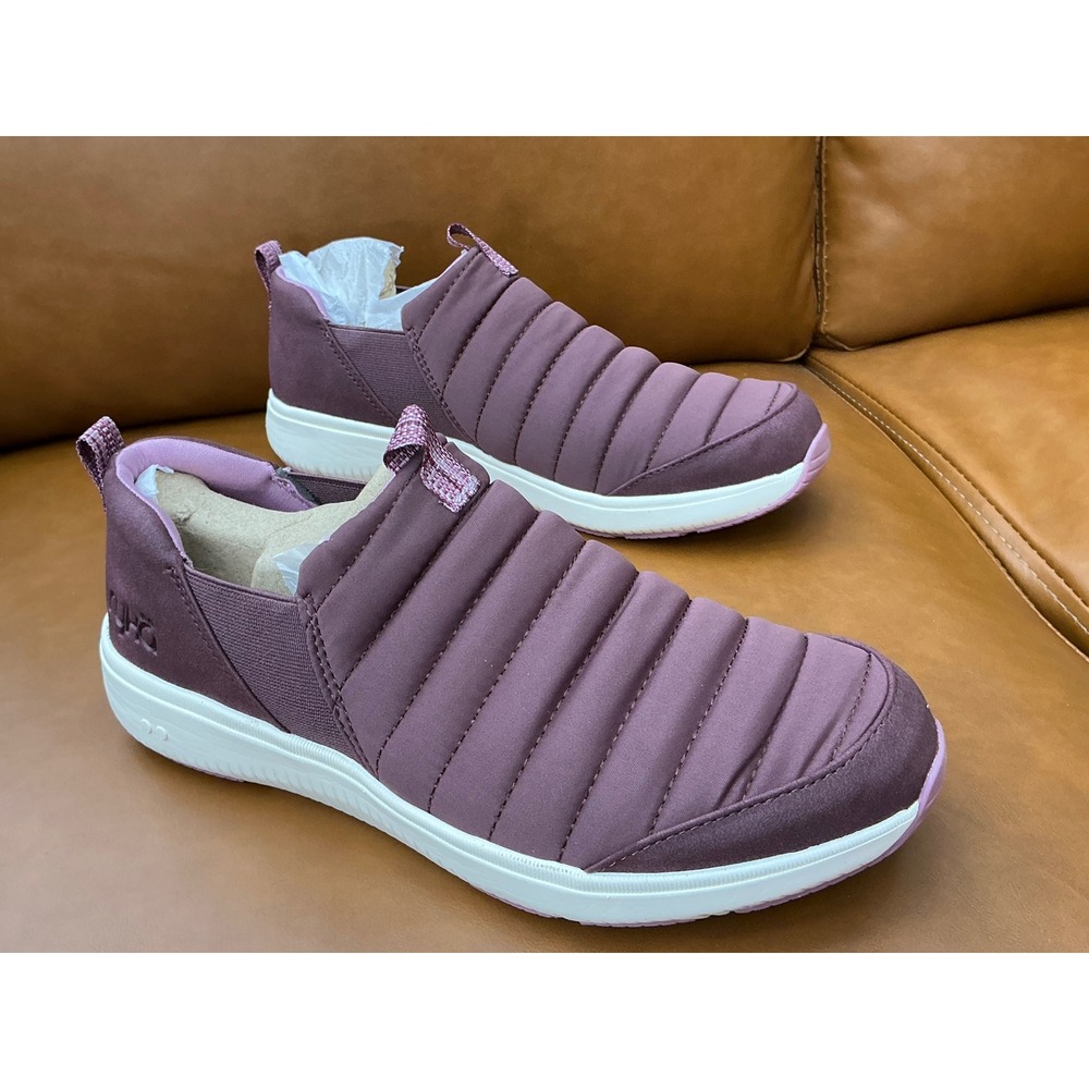 Ryka Pursuit‎ Slip On Sneakers Womens 8.5 Windsor Red Quilted Comfort